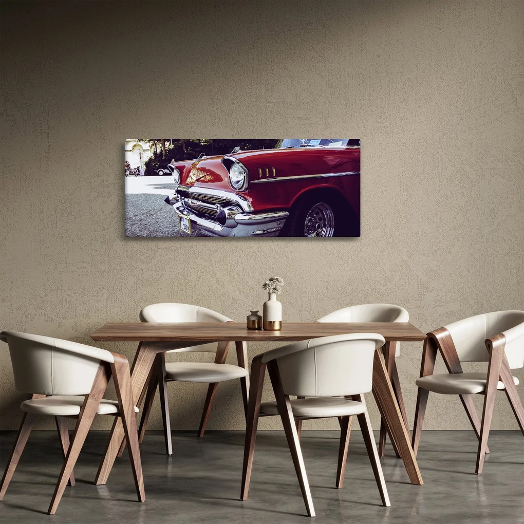 Egy régi autó képe (120x50 cm)