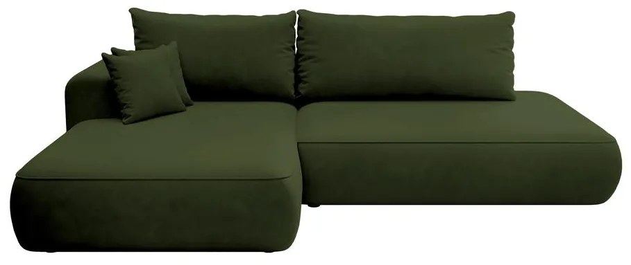 Sarokkanapé Fergie (B) (zöld + fekete). Akció -15%. 1099467