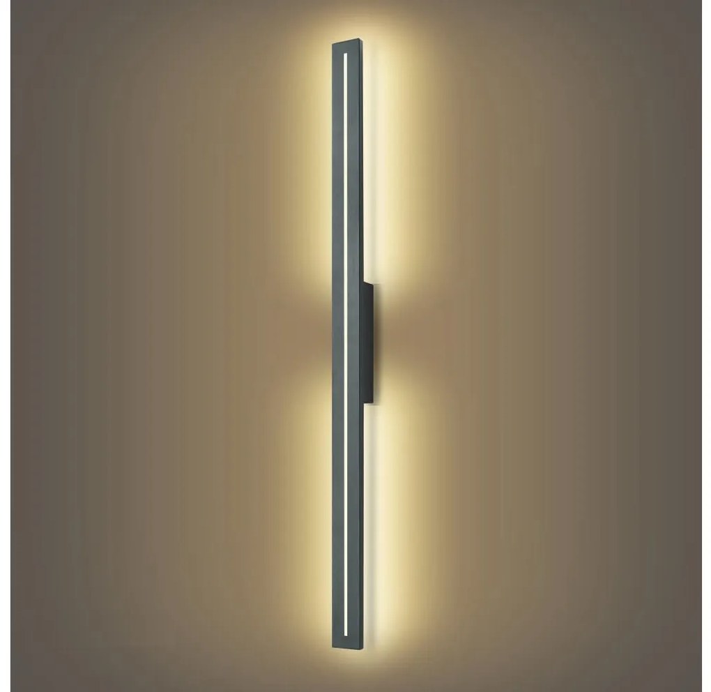 Brilagi - LINEO kültéri LED fali lámpa 24W/230V 3000K IP65 antracit BRI272