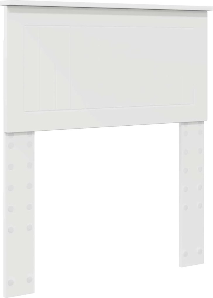 vidaXL Fejtámla Fehér 75 cm Faanyag