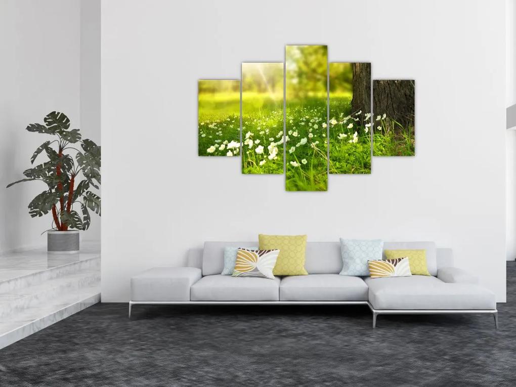 Tisztás és a virágok képe (150x105 cm)