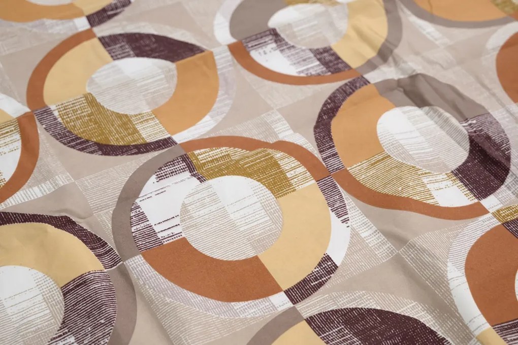 Mikroszálas ágyneműhuzat CIRELLO barna-szürke Ágyneműhuzat mérete: 70 x 90 cm | 140 x 200 cm