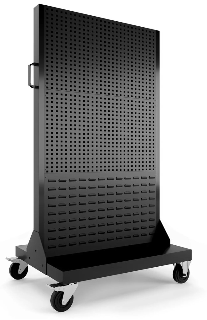 Szerszámfal, szerszámtábla MARIUSZ, 965 x 1555 x 610 mm, All Black: fekete