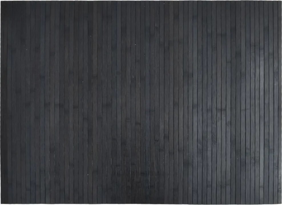vidaXL négyszögletű szürke bambusz szőnyeg 70 x 100 cm