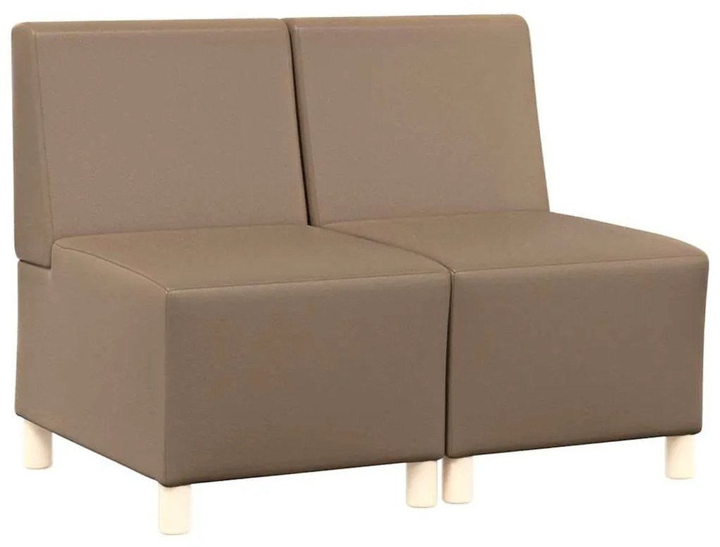 Karfa Nélküli Modularis Kanapé Egység 2 pcs Cappuccino