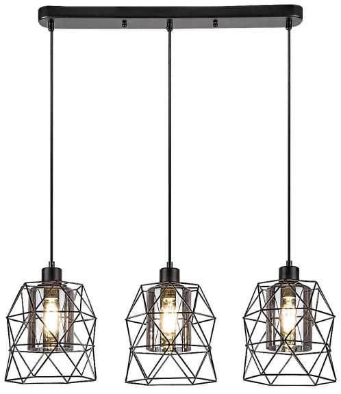 Rabalux 72113 - EMRYS 3xE27/40W/230V függeszték kábellel