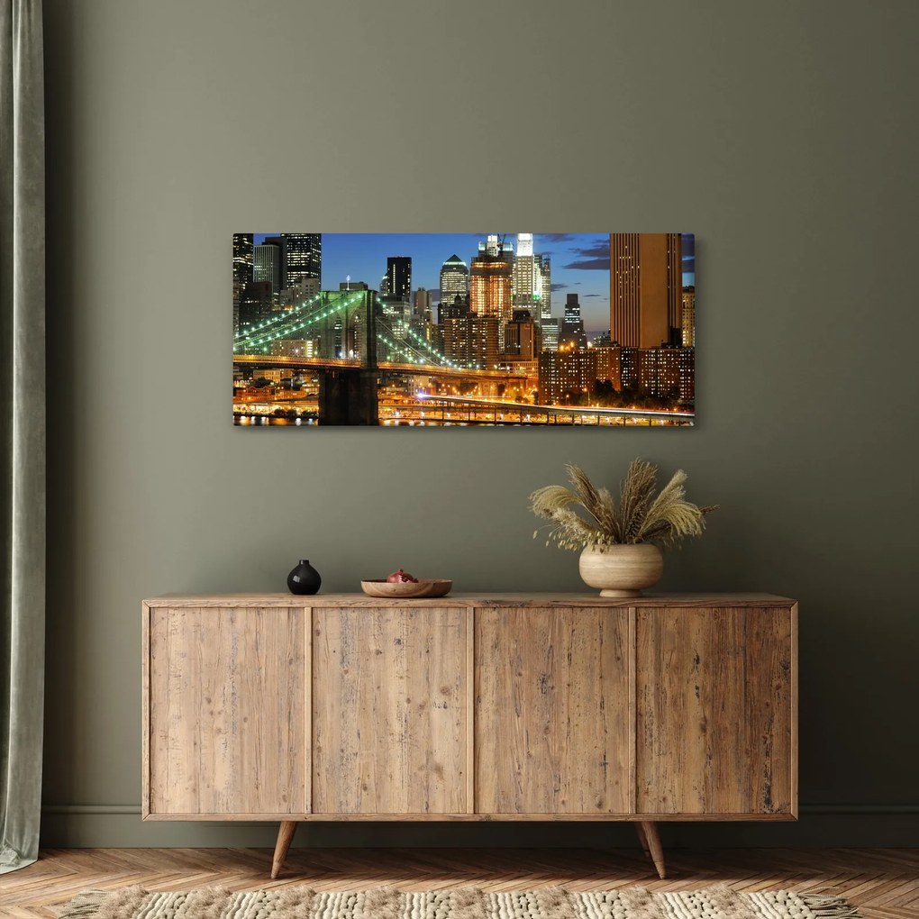 Kép - Híd New Yorkkal (120x50 cm)