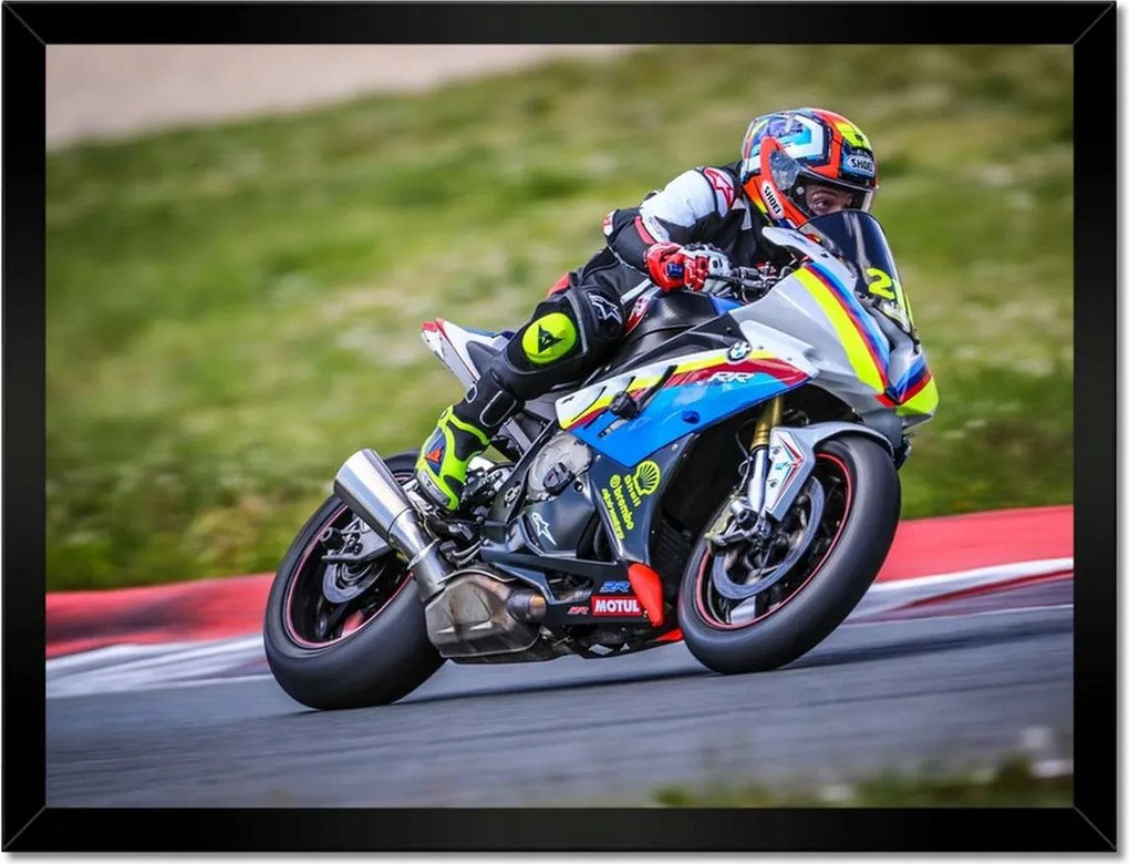 Poszterek keretben 40x30 Motorkerékpár Motor Sport