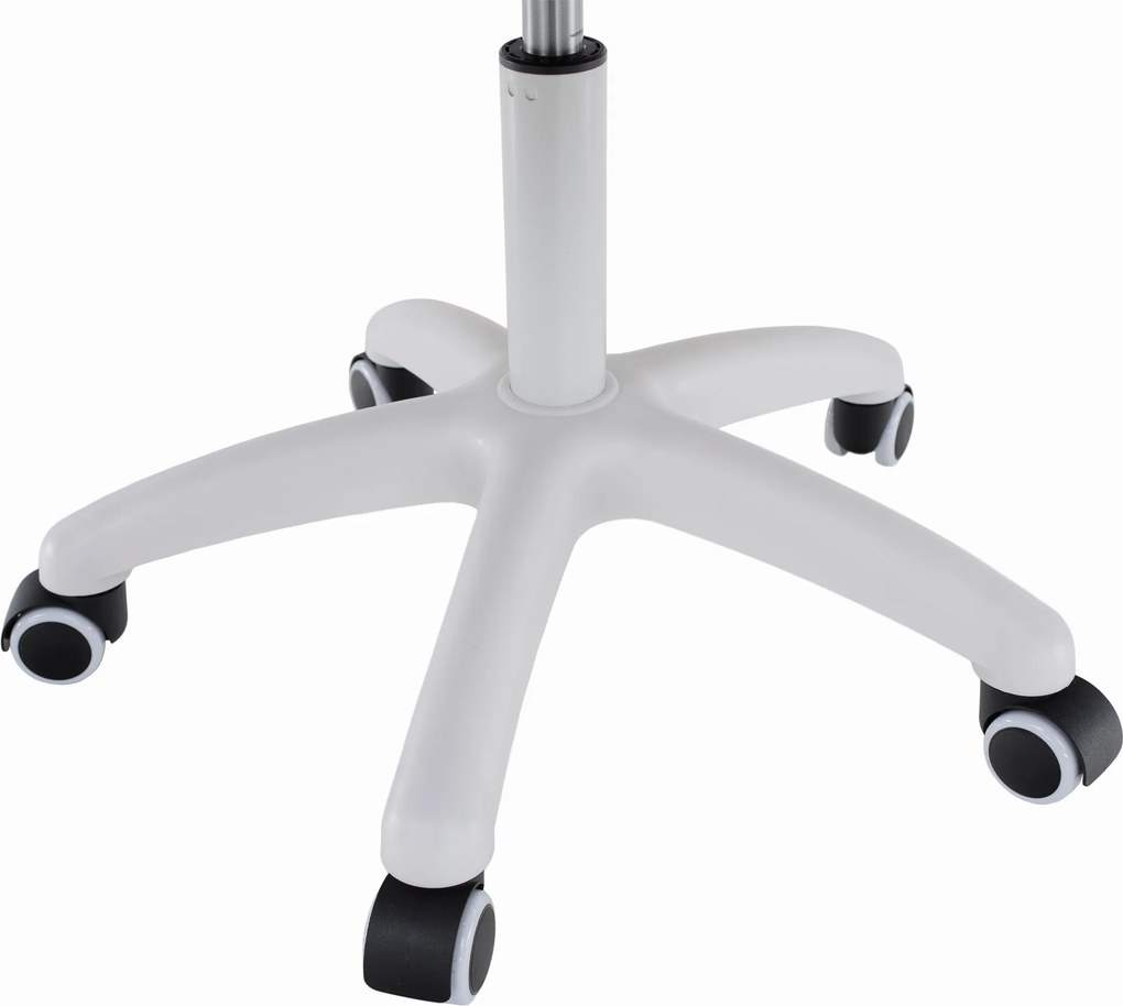 Irodai szék, szövet sárga/fehér, SANTY