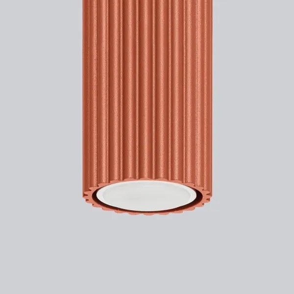 Sollux SL.1629 - Spotlámpa KARBON 1xGU10/10W/230V 60 cm piros