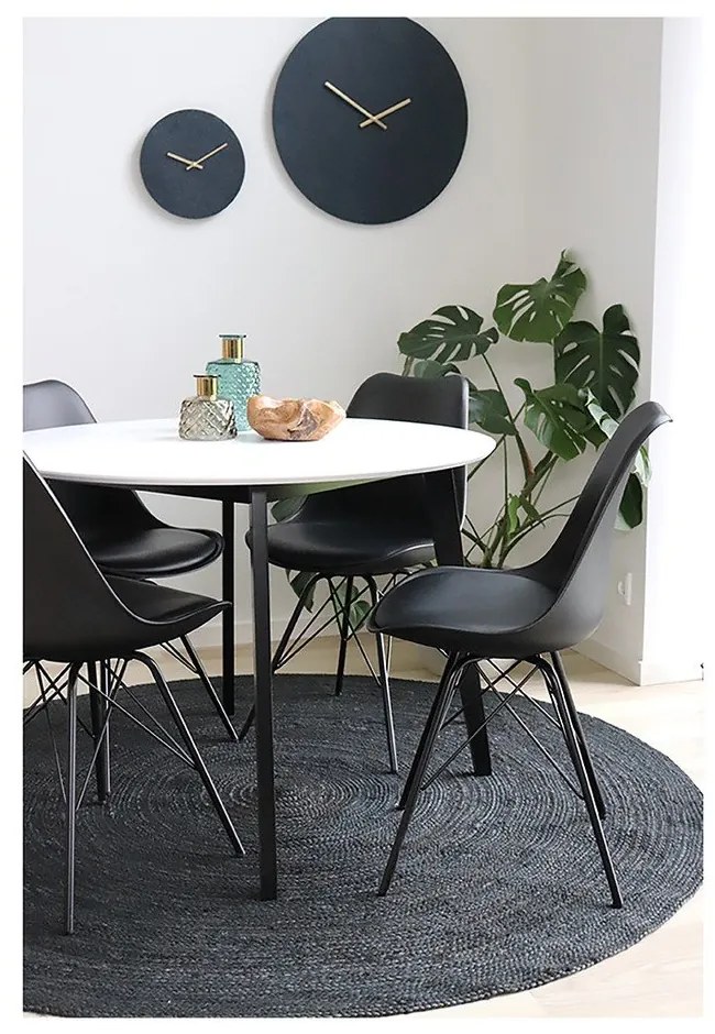 Fekete étkezőszék szett 2 db-os Oslo – House Nordic