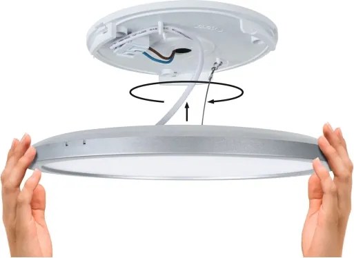 Paulmann 79921 - LED/16W dimmelhető ATRIA panel 230V 3000K 29,3x29,3 cm fekete