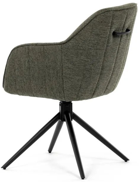 Zöld Szövet Étkezőszék. HC-536 GRN2