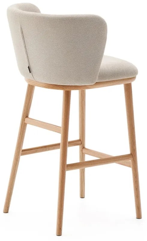Bézs bárszék (ülésmagasság 65 cm) Ciselia – Kave Home