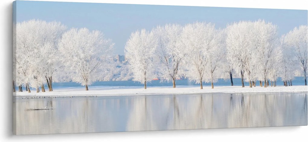 Egy kép egy téli tájról (120x50 cm)