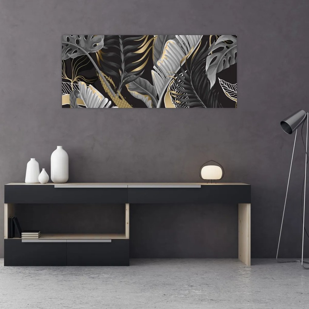 Kép - Arany dzsungel (120x50 cm)