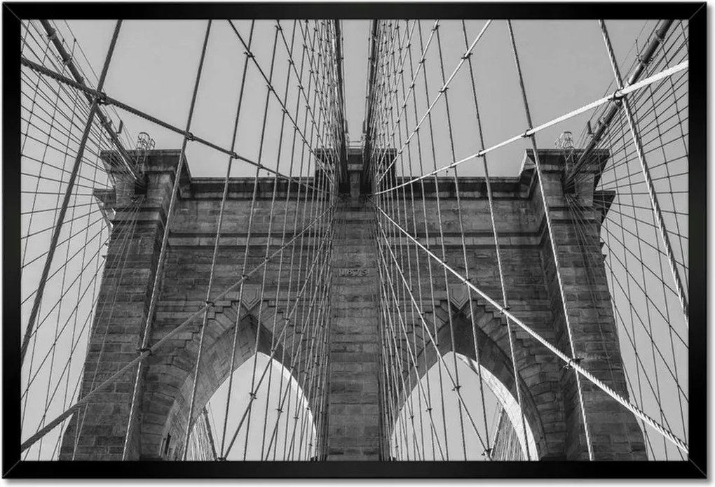 Poszterek keretben 60x40 Kötélhíd Usa