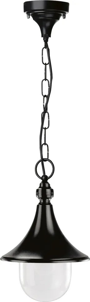 NOVOLUX 332G-G05X1A-02 TROM Kültéri Függő Lámpa Fekete IP43