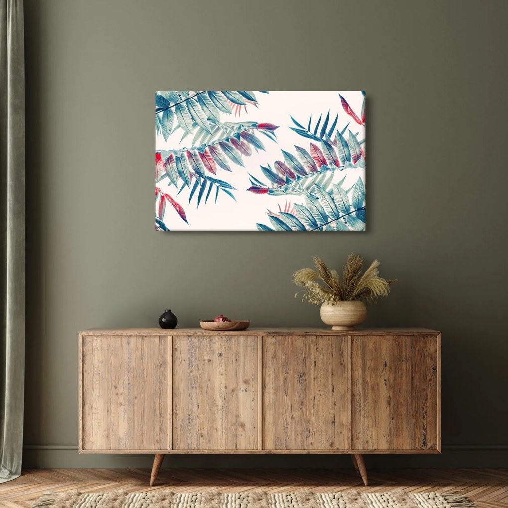 Kép - Trópusi levelek (90x60 cm)