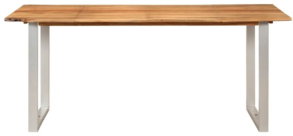 Tömör akácfa étkezőasztal 180 x 90 x 76 cm