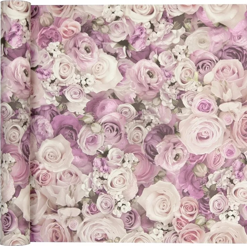 Nosztalgikus Rózsa tapéta rózsákkal, mint Fotótapéta