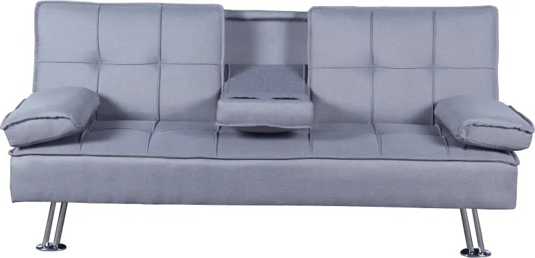Kinyitható kanapé, szürke, GOLDIA NEW