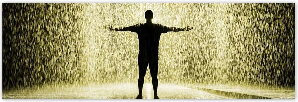 Poszterek 200x66 Keményen esik az eső