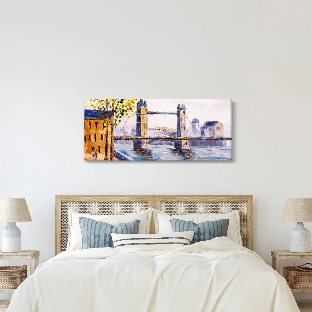 Kép - A város festménye (120x50 cm)