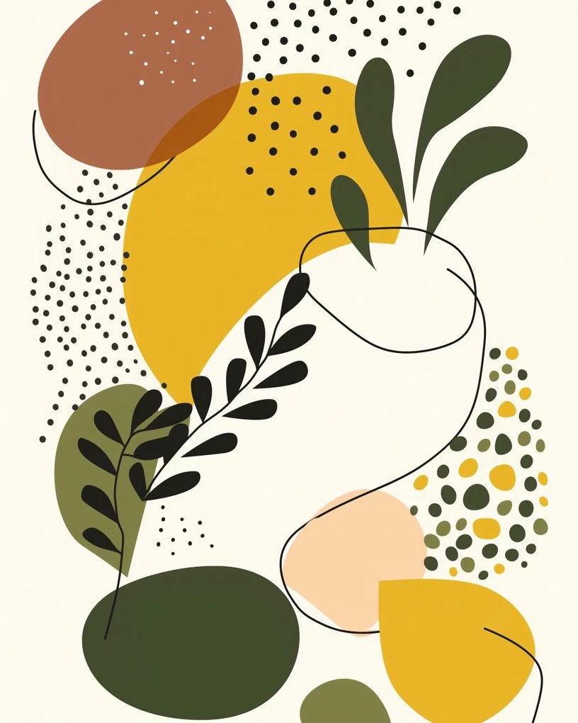 Poszter 40x50cm Botanikai impressziók