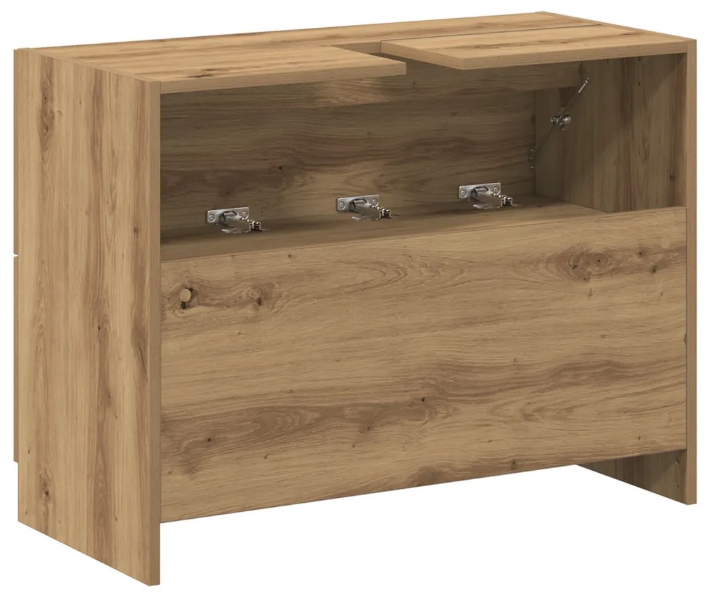 Mosdószekrény Mesteri Tölgy 78x37x59 cm Műanyag