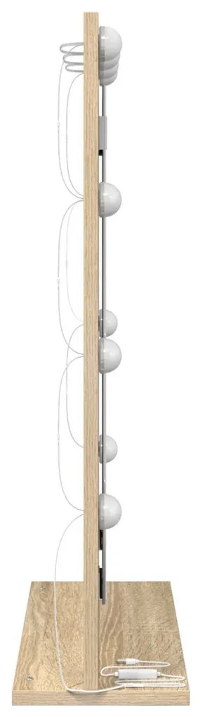 piperetükör Sonoma tölgy MDF, Üveg 70 x 50 x 18 cm Tükör