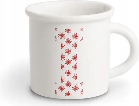 ilaria.i Porcelán bögre 9x8 cm betűvel és fehér 300 ml