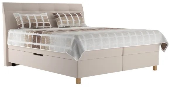 Boxspring ágy matraccal BEA 180x200 cm bézs