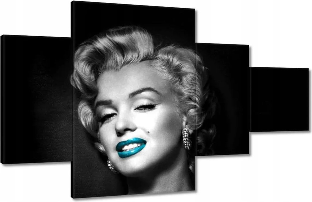 Festmények 130x80 Marilyn Monroe szájjal