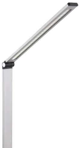 LED asztali lámpa vezeték nélküli töltővel LED/10W/230V matt króm