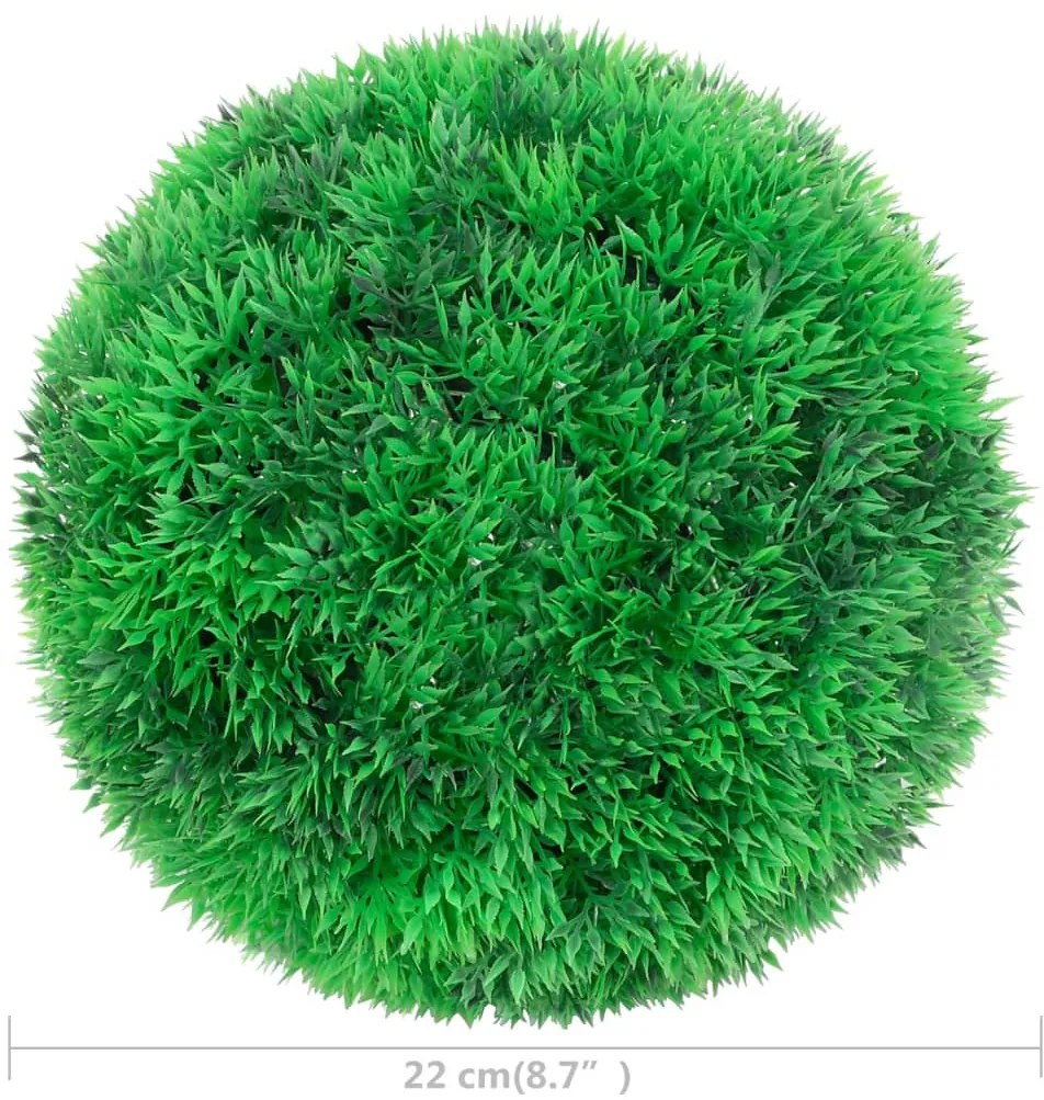 2 db gömb alakú műpuszpáng 22 cm