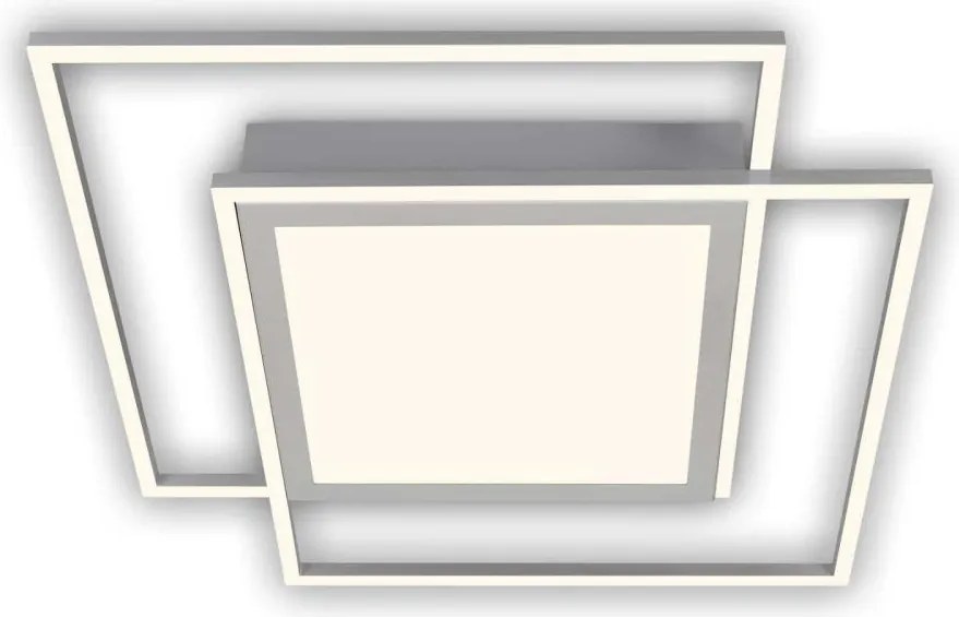 Brilo - LED mennyezeti lámpa 2xLED/16W/230V + LED/19W 51,5x51,5 cm matt króm