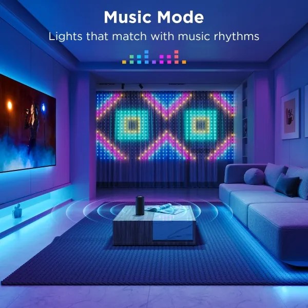 Govee - LED RGB Dimmelhető dekoratív lánc LED/15W/230V IP65 Wi-Fi