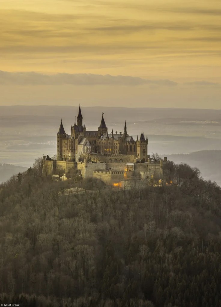 Poszter 20,5x28,4cm Hohenzollern kastély, Assaf Frank