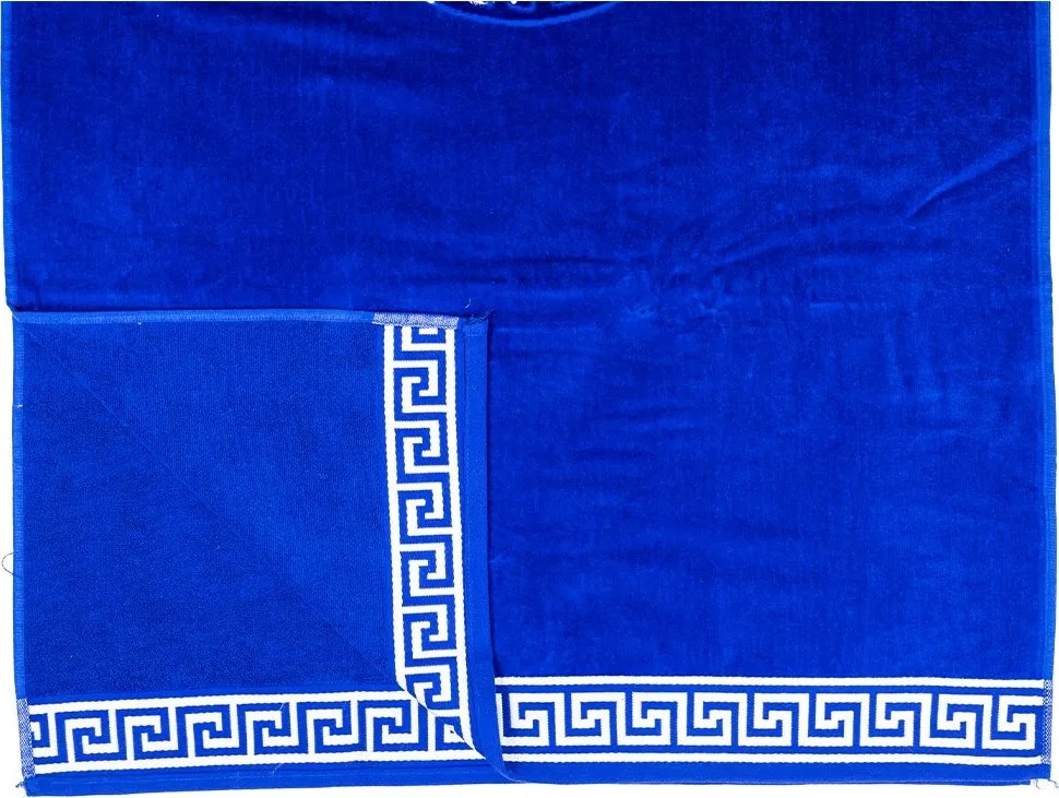 POSEIDON Strandtörölköző navy kék 165x90cm