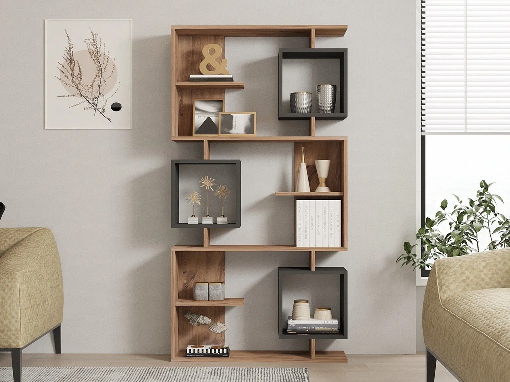 könyvespolc Icardi - Atlantic Pine, Anthracite