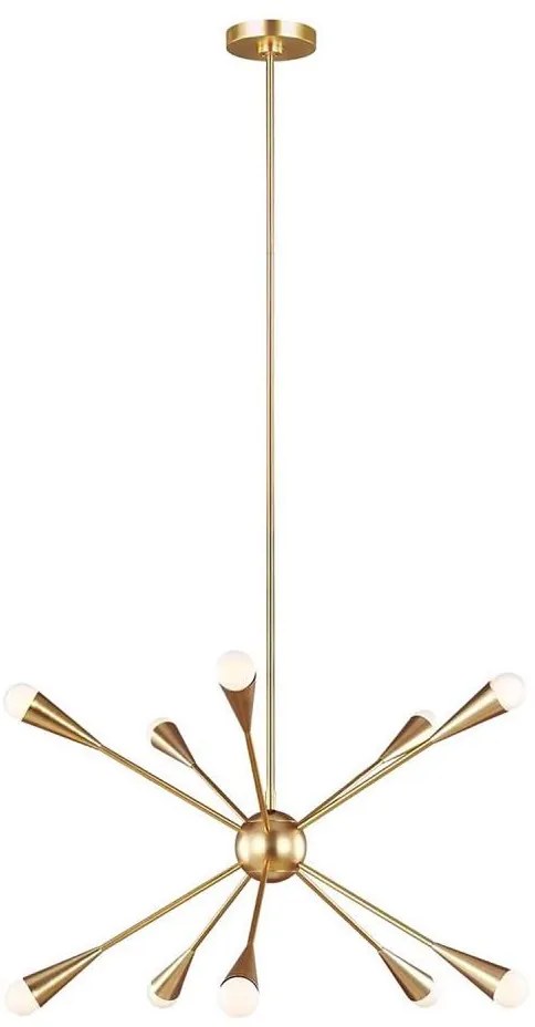 Feiss FE-JAX10-BB - LED Csillár JAX 10xG9/3W/230V arany