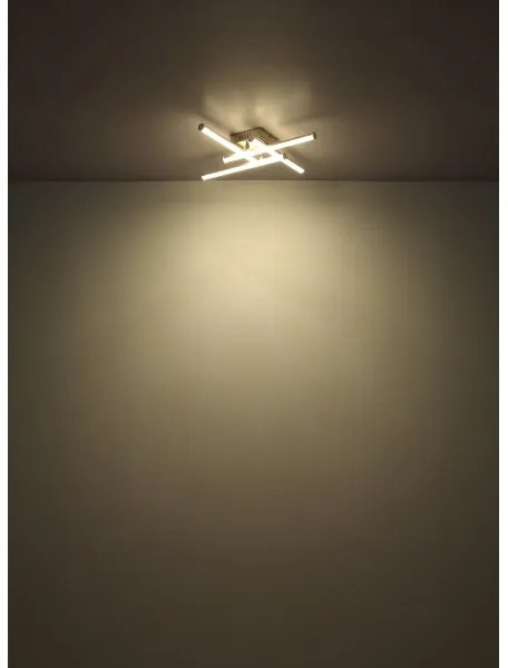 Globo 67346-24 - LED Mennyezeti lámpa KIRINA LED/24W/230V 4000K matt króm