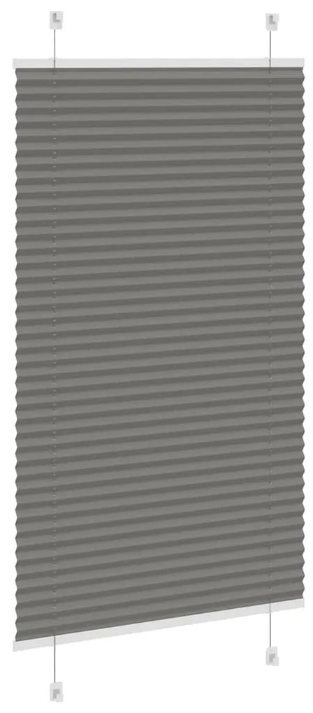 pliszírozott redőny antracit 70x150 cm szövetszélesség 69,4 cm