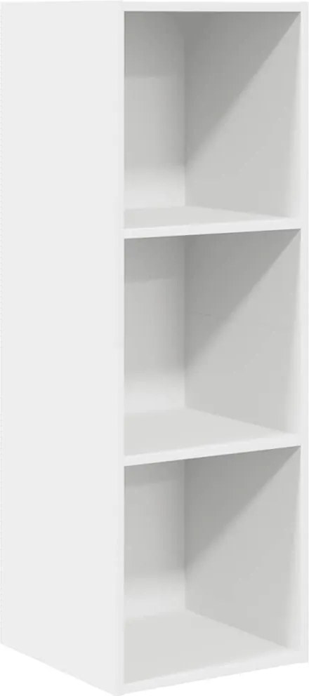 vidaXL fehér szerelt fa falra szerelhető TV-szekrény 37 x 37 x 107 cm