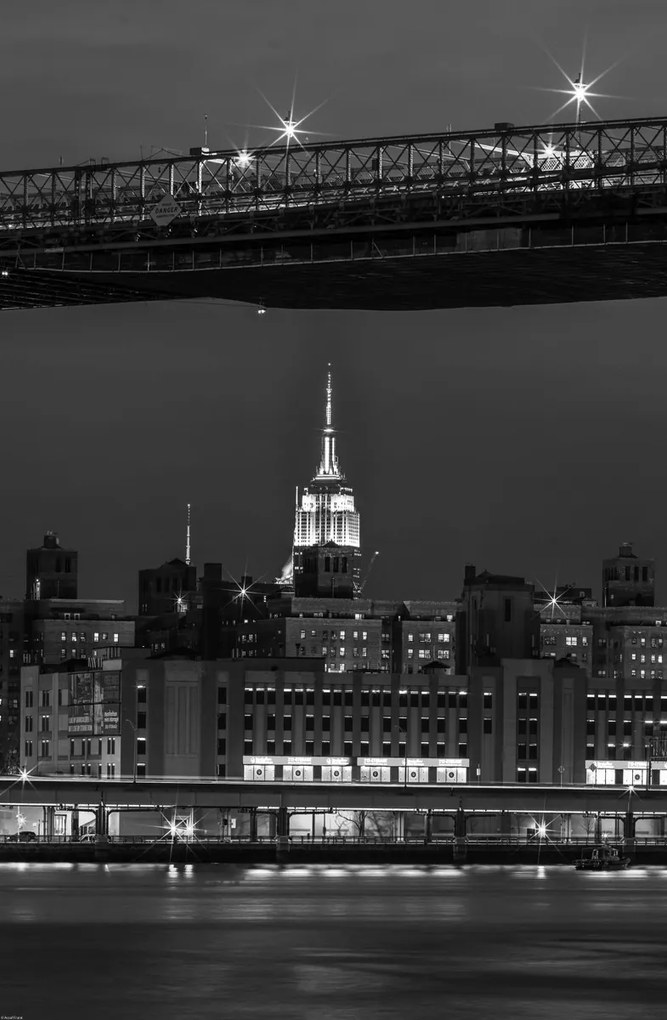 Poszter 53x81cm Esti panoráma Alsó-Manhattan 2, Assaf Fran