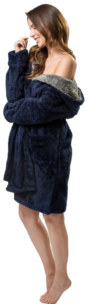 fürdőköpeny Jordan Navy-Grey women M