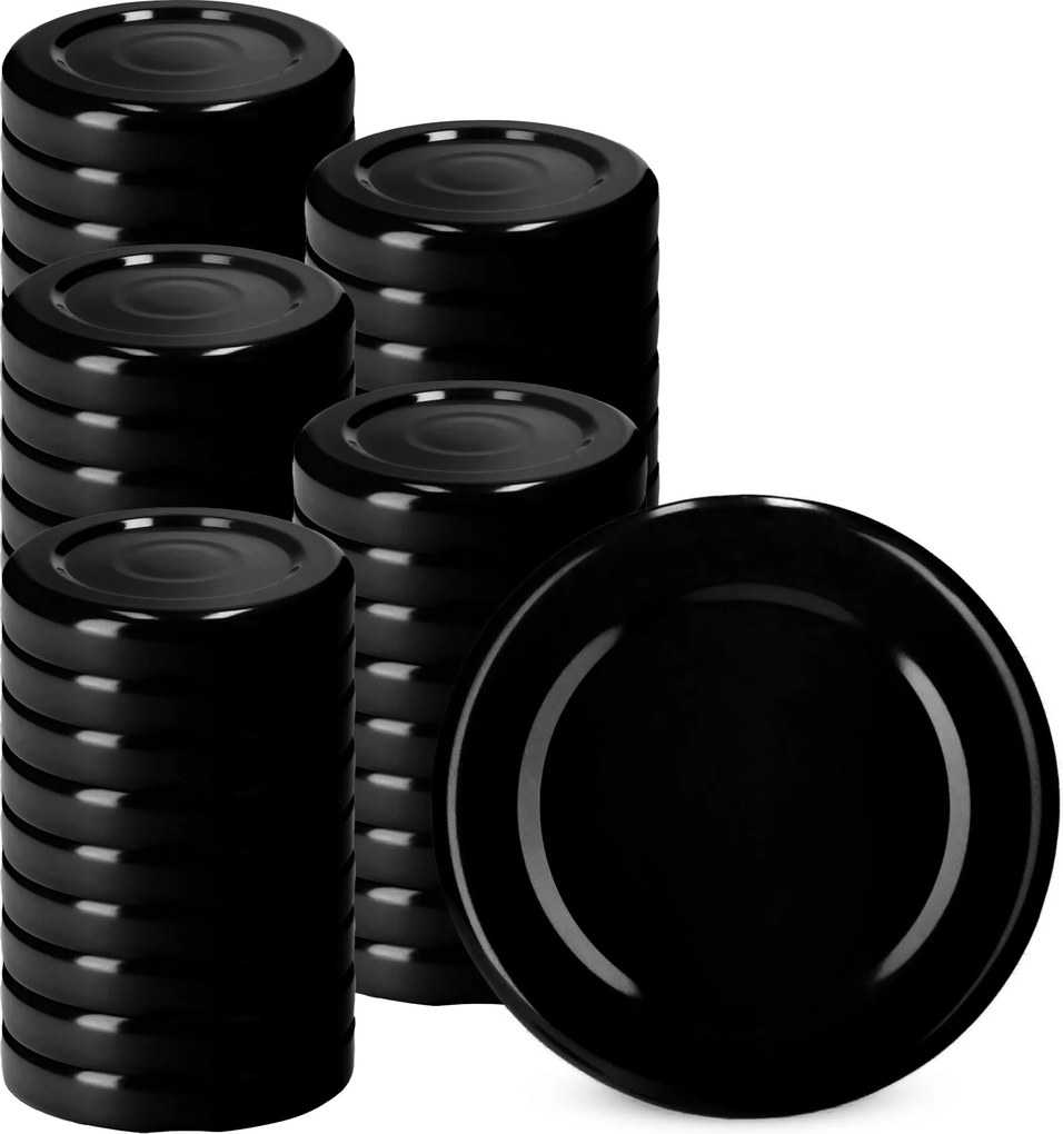 Befőttesüveg Kupakok Befőttesüveg Kupak Fedél FI48 50db 4 Akasztós