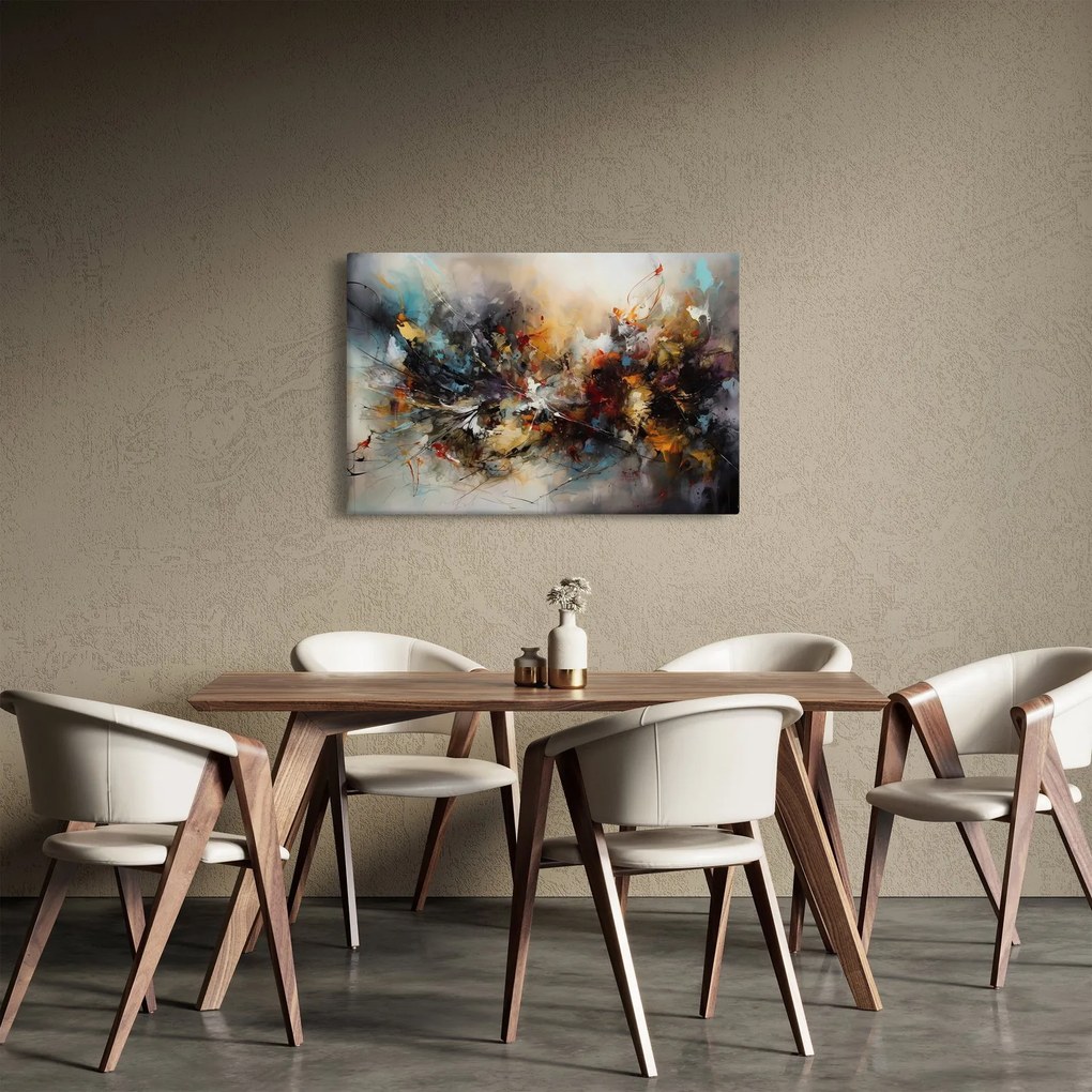 Kép - Absztrakt grafika (90x60 cm)