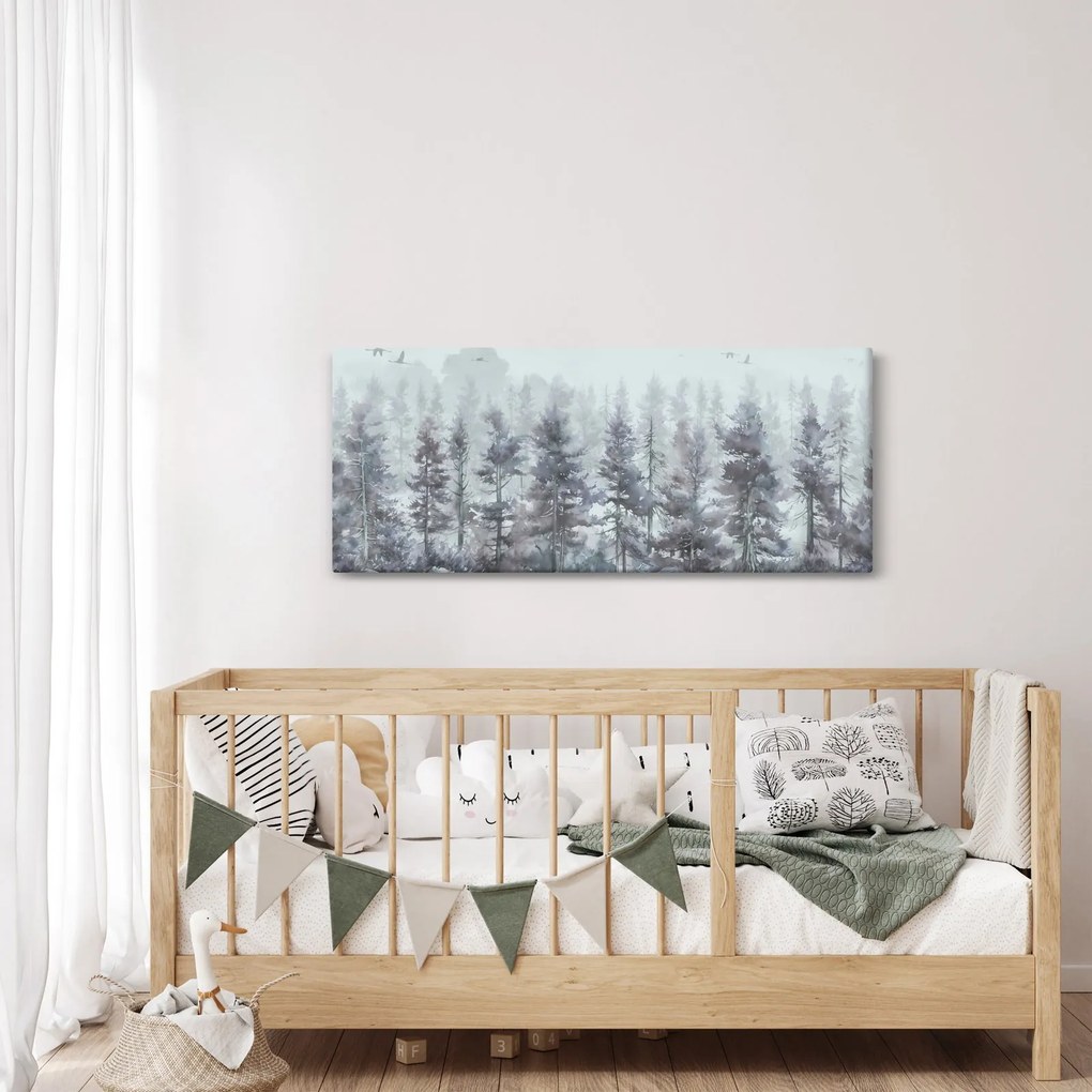 Kép - Fenyőerdő II., akvárium (120x50 cm)